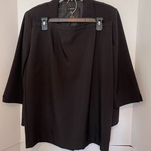 T.Milano Black Jacket and Skirt Set, 16